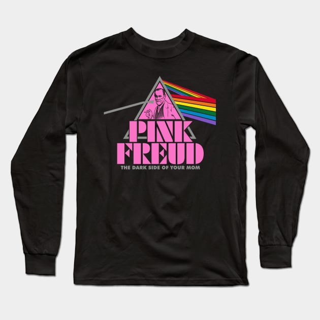 Pink Freud Long Sleeve T-Shirt by DavesTees